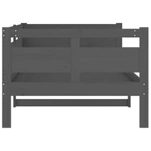 Válenda šedá masivní borové dřevo 90 x 200 cm - obrázek 6