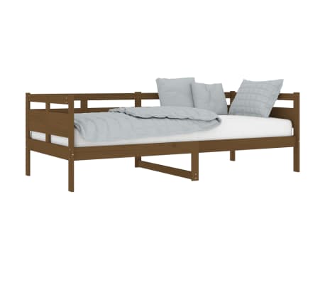 vidaXL Denn&aacute; posteľ medovohned&aacute; mas&iacute;vna borovica 90x200 cm