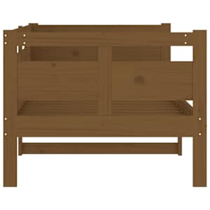 Válenda medově hnědá masivní borové dřevo 80 x 200 cm - obrázek 6