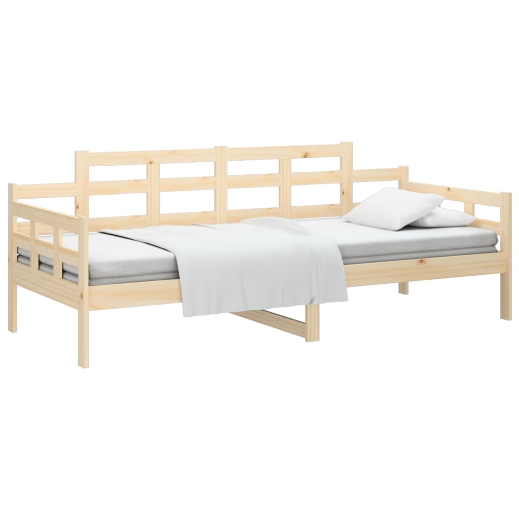 vidaXL Slaapbank massief grenenhout 80x200 cm afbeelding