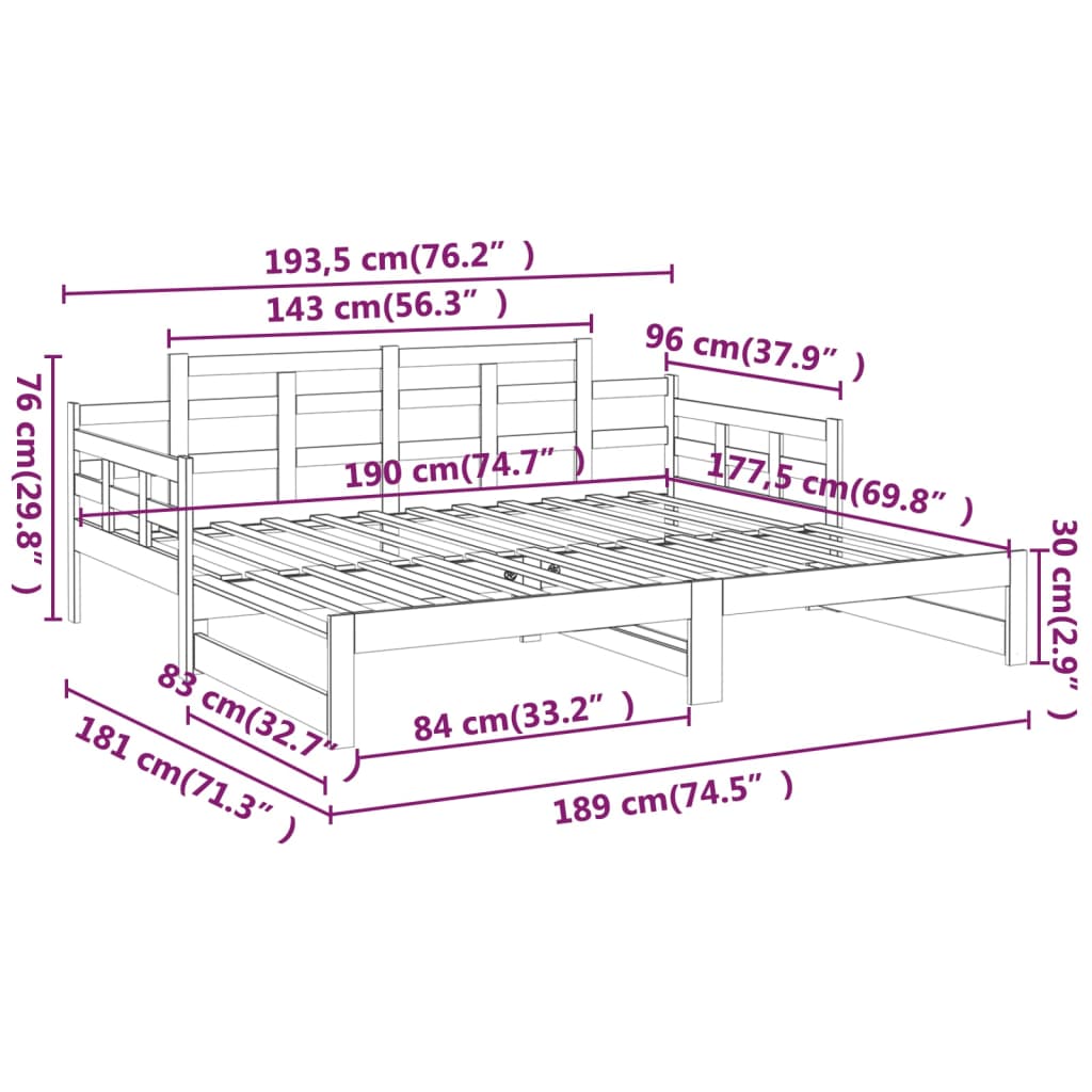 Hvid / 90 x 190 cm - Billede 13
