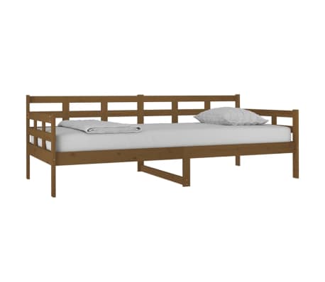 vidaXL p&auml;evavoodi raam ilma madratsita meekarva m&auml;nnipuit 90 x 200 cm