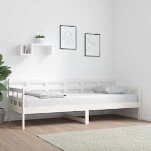 Válenda bílá masivní borové dřevo 80 x 200 cm - obrázek 1