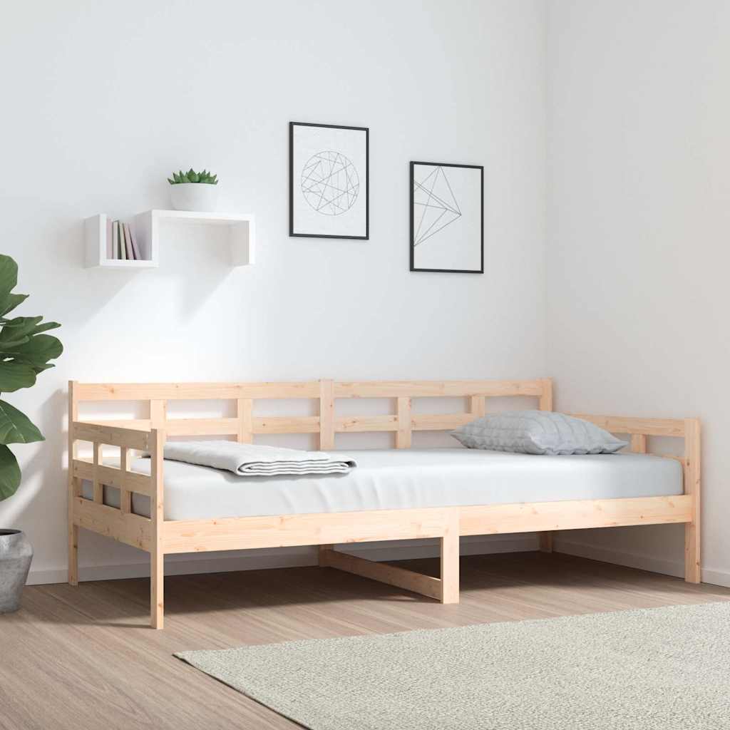 vidaXL ��ko dzienne, lite drewno sosnowe, 90x190 cm