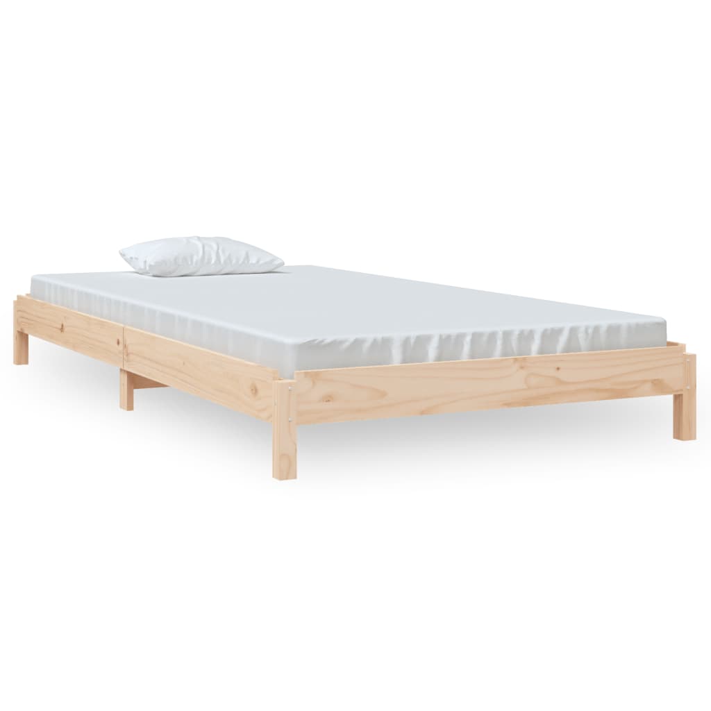 E-shop vidaXL Stohovateľná posteľ 100x200 cm borovicový masív