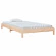 vidaXL Bedframe zonder matras stapelbaar 90x200 cm massief hout vidaXL Bedframe zonder matras stapelbaar 90x200 cm massief hout