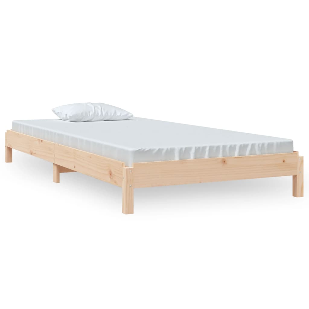 vidaXL Stohovatelná postel 75 x 190 cm masivní borovice