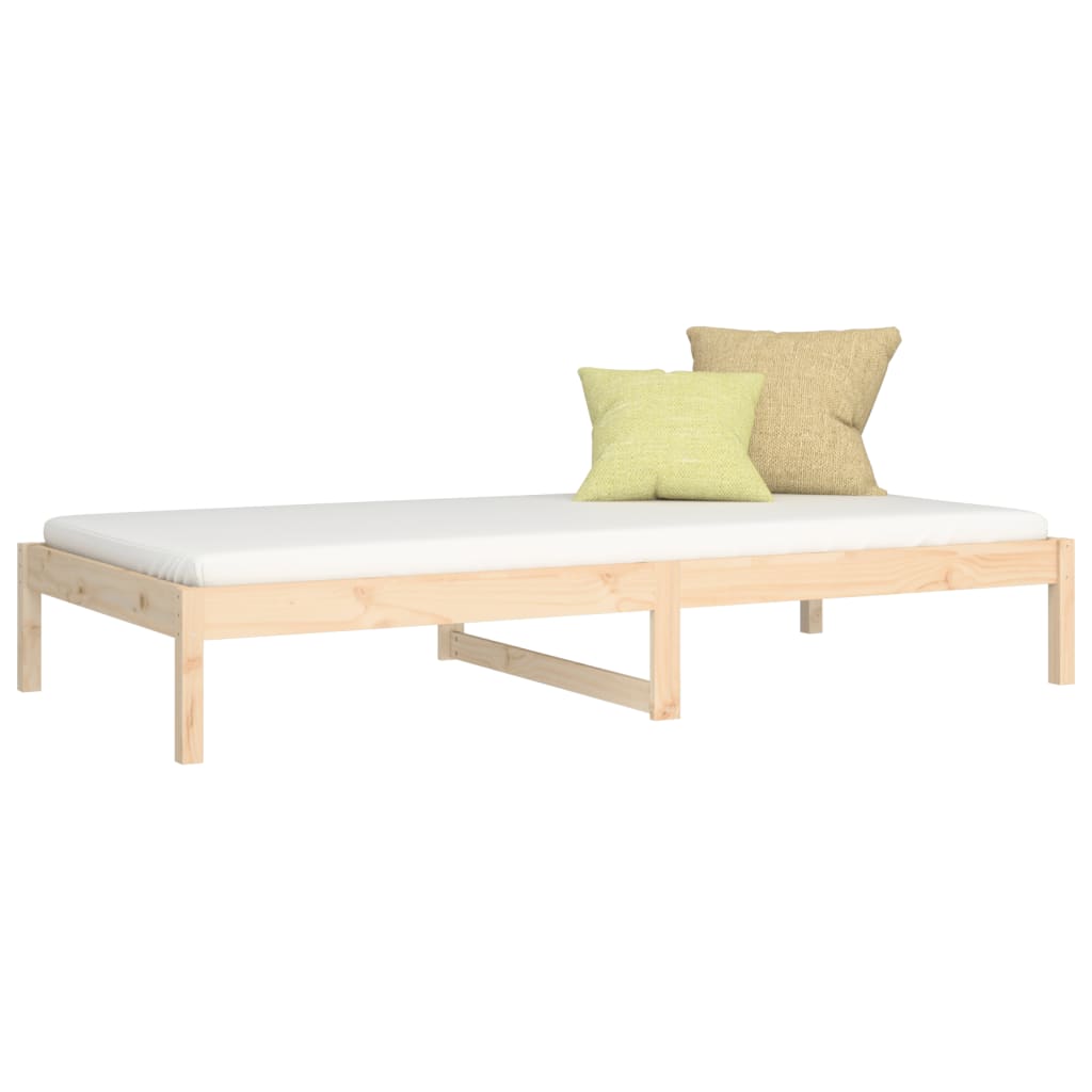 vidaXL Day Bed 80x200 cm Solid Wood Pine