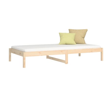 vidaXL Day Bed 80x200 cm Solid Wood Pine