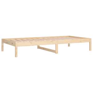 Válenda 90 x 190 cm Single masivní borové dřevo - obrázek 7