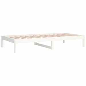 Válenda bílá 90 x 190 cm Single masivní borové dřevo - obrázek 7