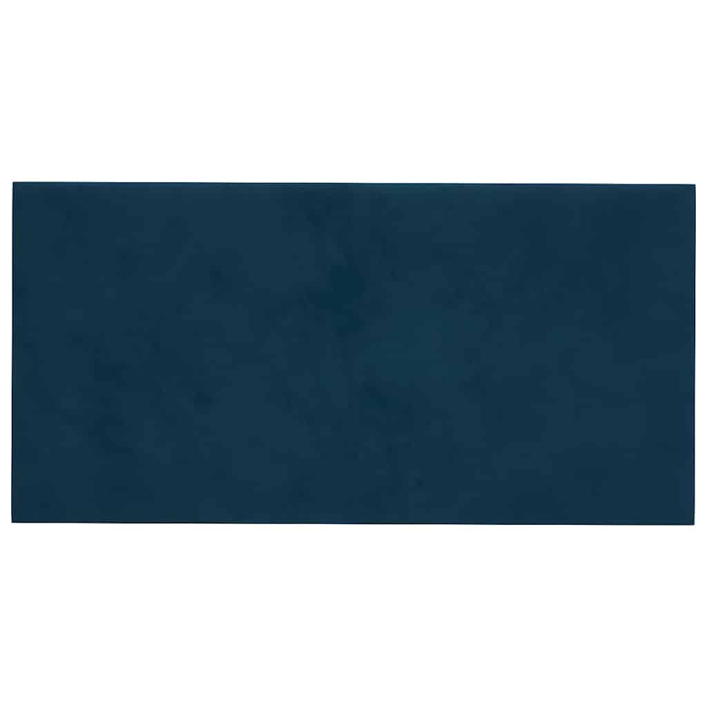 vidaXL 12 db kék bársony fali panel 60x30 cm 2,16 m²
