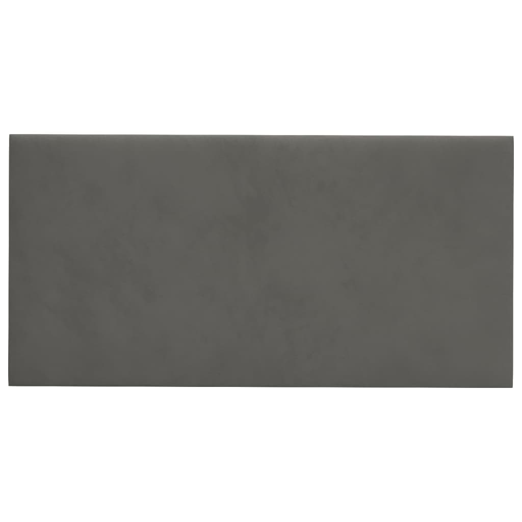 vidaXL Nástenné panely 12 ks tmavosivé 60x30 cm zamat 2,16 m²