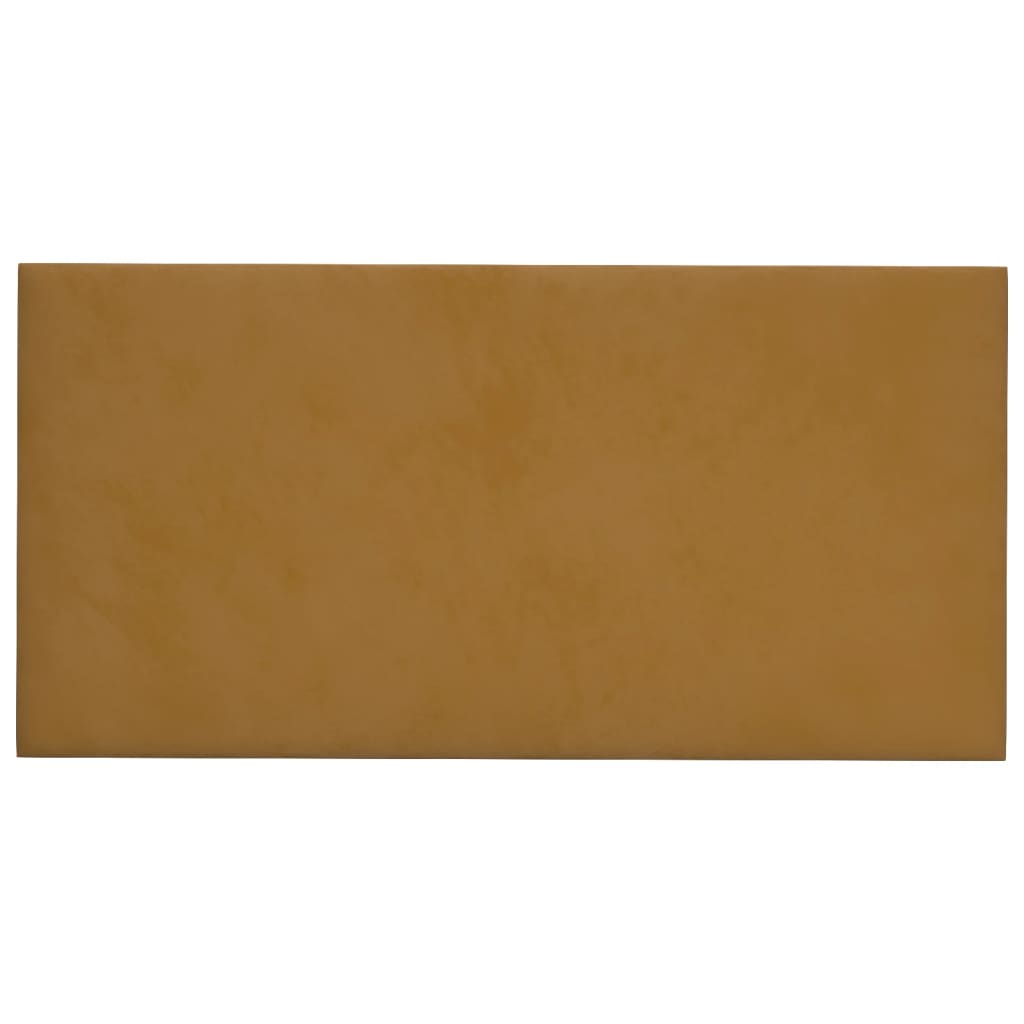 vidaXL Panneaux muraux 12 pcs Marron 60x30 cm Velours 2,16 m²