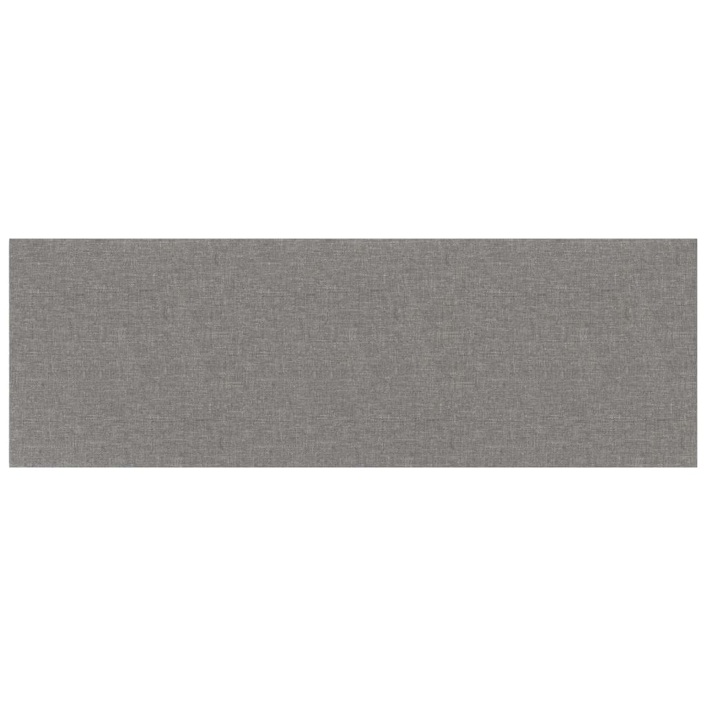 vidaXL Nástenné panely 12 ks bledosivé 90x30 cm látka 3,24 m²