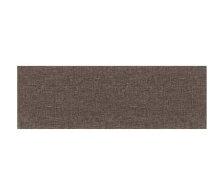 vidaXL Panouri de perete 12 buc. gri taupe 90x30 cm textil 3,24 m²