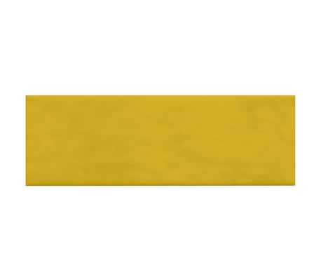 vidaXL Wandpanelen 12 st 3,24 m² 90x30 cm fluweel geel