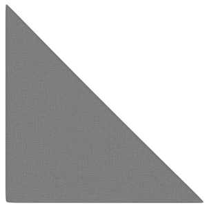 vidaXL Sienų plok&scaron;tės, 12vnt., pilkos, 30x30cm, audinys, 0,54m&sup2;
