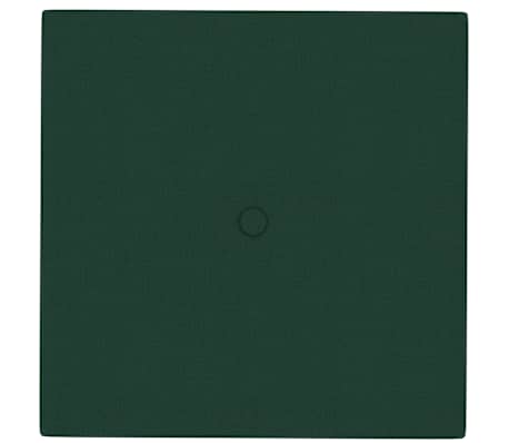 vidaXL Pannelli Murali 12 pz Verde Scuro 30x30 cm in Tessuto 1,08 m²