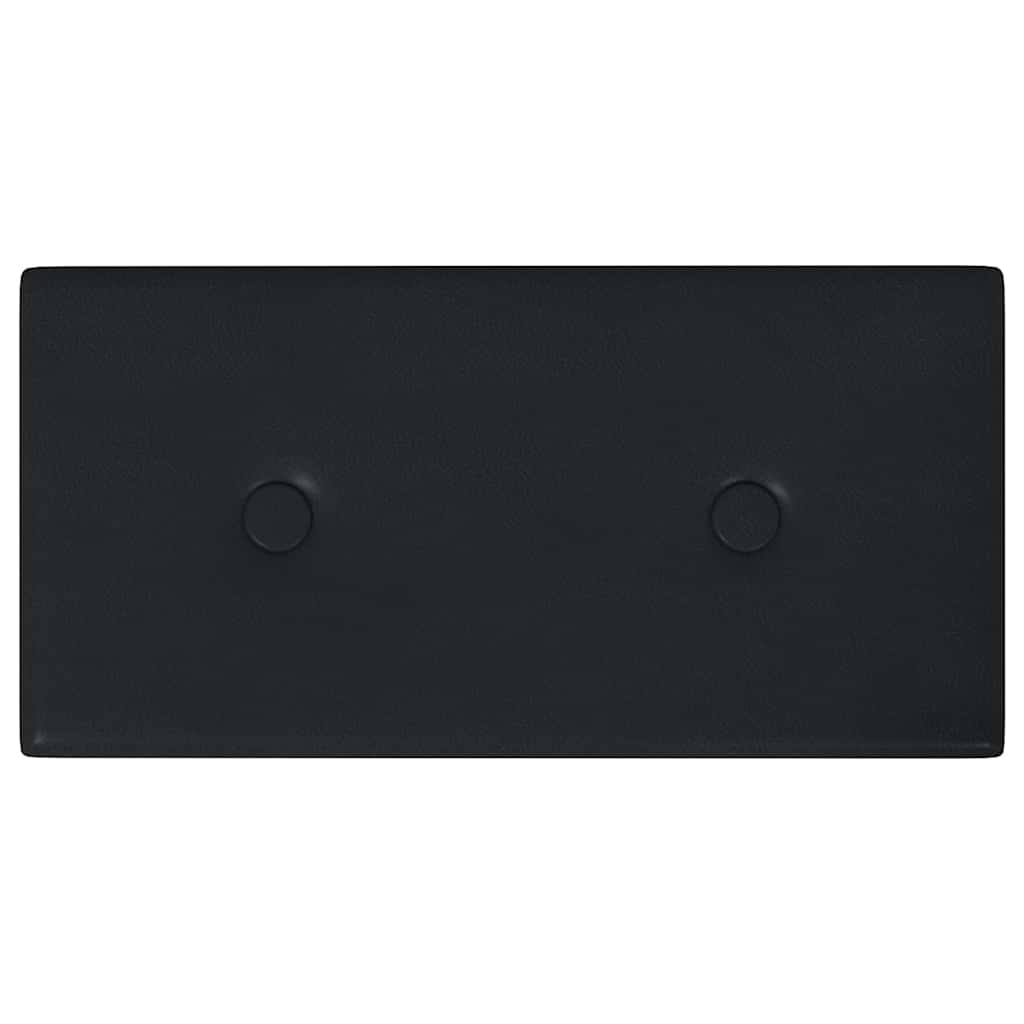 Thumbnail - vidaXL Wandpaneele 12 Stk. Schwarz 30x15 cm Kunstleder 0,54 m²