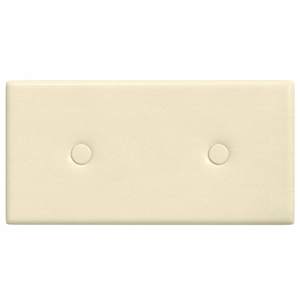 vidaXL Πάνελ Τοίχου 12 τεμ. Κρεμ 30 x 15 εκ. 0,54 μ² Συνθετικό Δέρμα