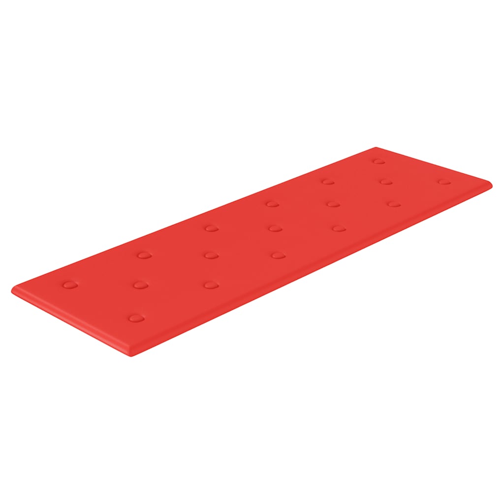 Thumbnail - vidaXL Wandpaneele 12 Stk. Rot 90x30 cm Kunstleder 3,24 m²