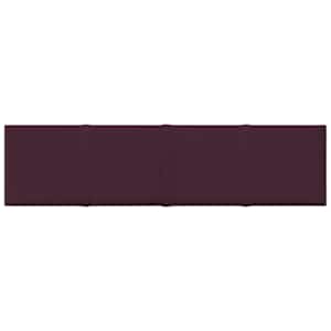 vidaXL sienas paneļi, 12 gab., violeti, 60x15 cm, audums, 1,08 m&sup2;