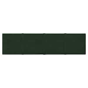 vidaXL Paneles de pared 12 uds terciopelo verde oscuro 60x15 cm 1,08m&sup2;