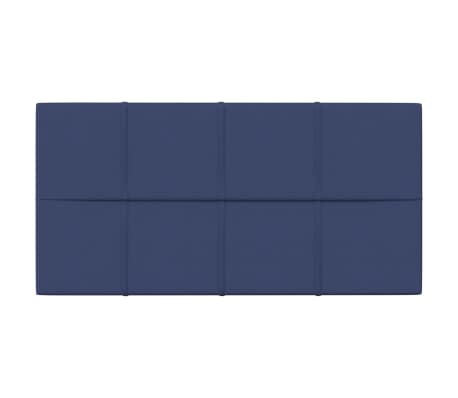 vidaXL Wandpaneele 12 Stk. Blau 60x30 cm Stoff 2,16 m²
