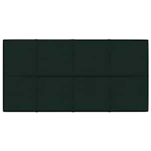 vidaXL v&aelig;gpaneler 12 stk. 60x30 cm 2,16 m&sup2; fl&oslash;jl m&oslash;rkegr&oslash;n