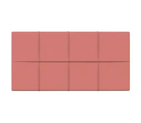 vidaXL Πάνελ Τοίχου 12 τεμ. Ροζ 60x30 εκ. 2,16 μ² Βελούδο
