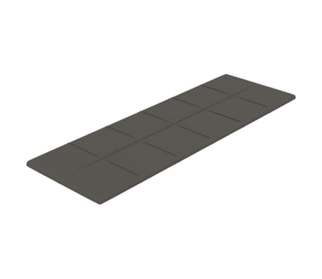 vidaXL Zidne ploče 12 kom tamnosiva 90x30 cm baršunaste 3,24 m²