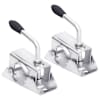 vidaXL haagise tugiratta klambrid 2 tk, 13,5 x 6,5 x 14 cm, teras