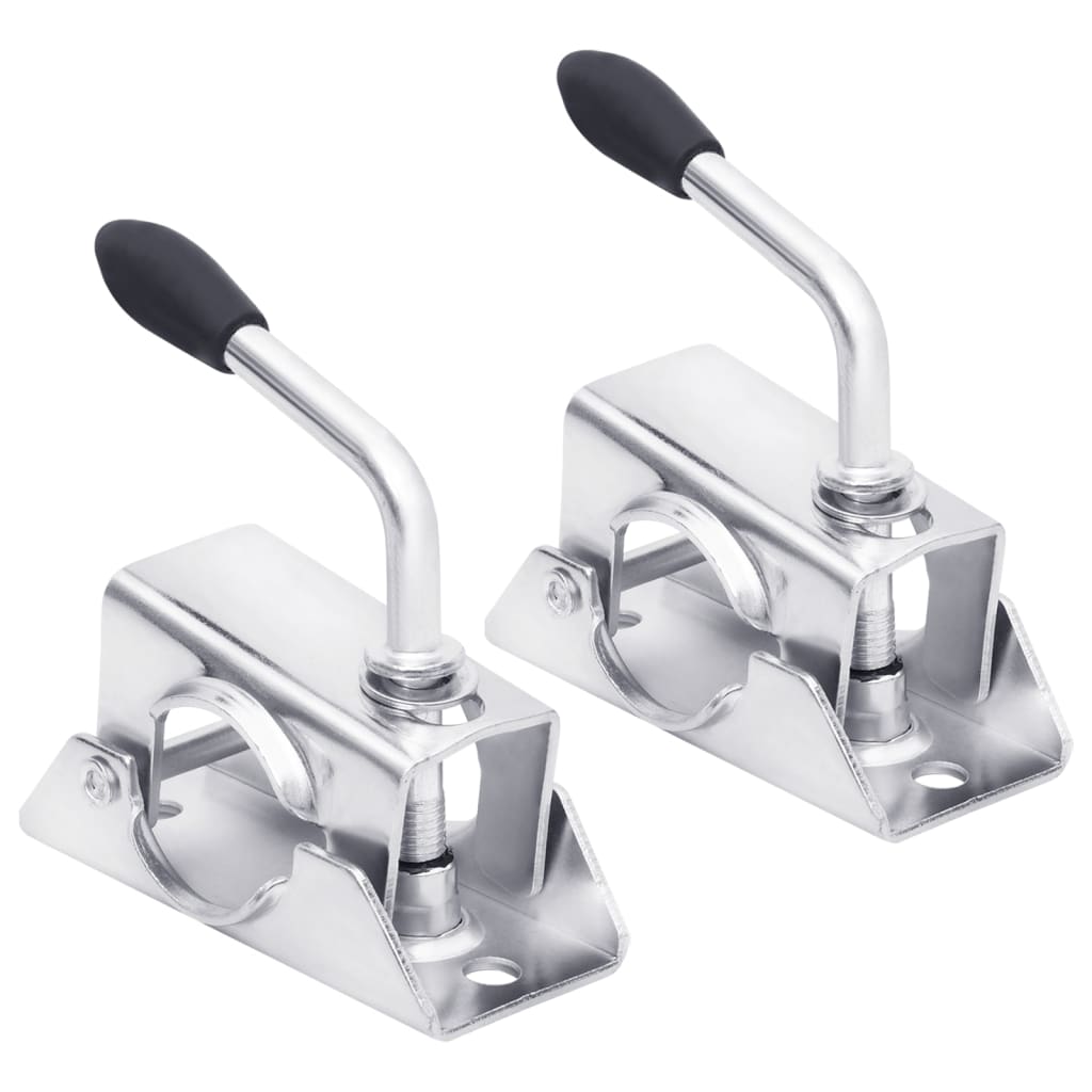 Pinces de roue de jauge 2 pcs 13,5x6,5x14 cm Acier galvanisé