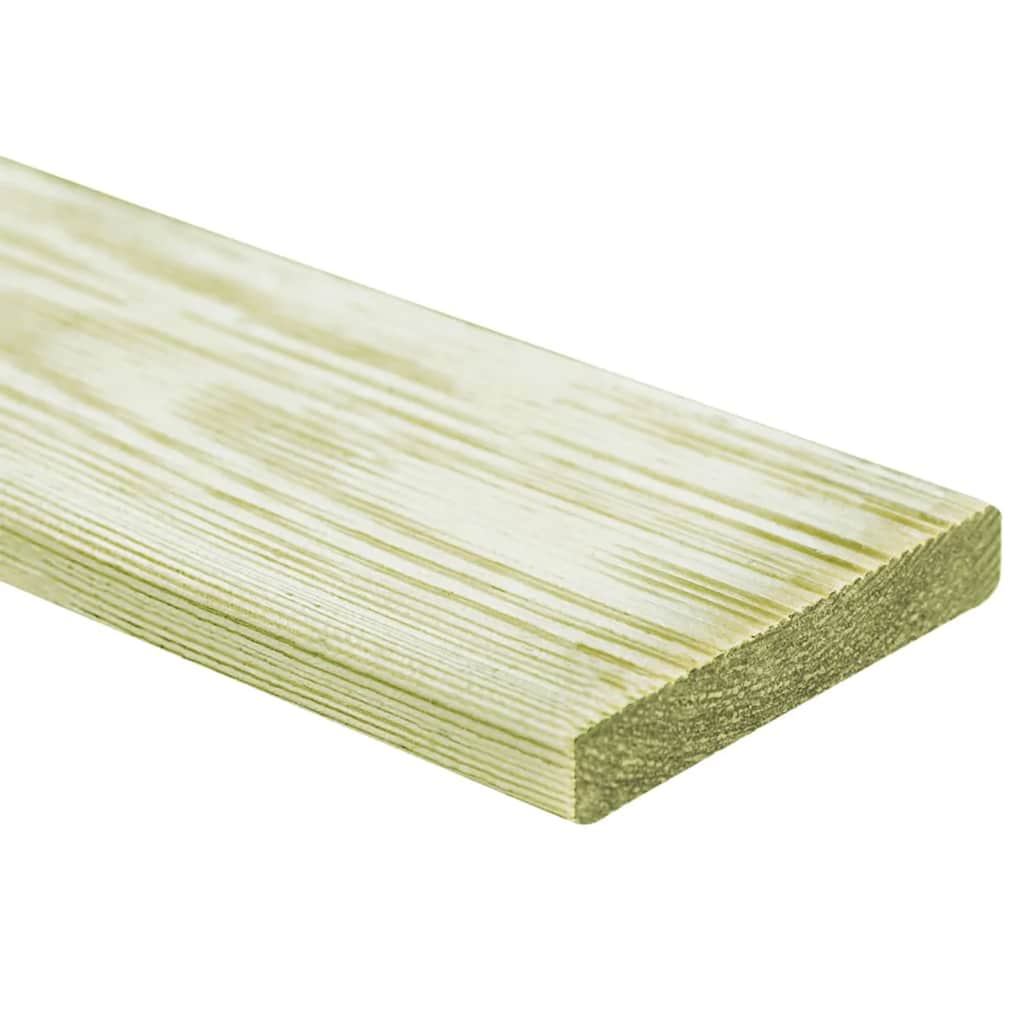 vidaXL Plăci de pardoseală 36 buc. 4,32 m² 1 m, lemn masiv pin tratat