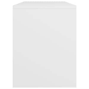 Stolička k toaletnímu stolku bílá 70x35x45 cm kompozitní dřevo - obrázek 5