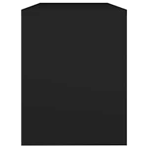 Stolička k toaletnímu stolku černá 70x35x45 cm kompozitní dřevo - obrázek 6