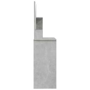 Toaletní stolek se zrcadlem betonově šedý 86,5 x 35 x 136 cm - obrázek 8
