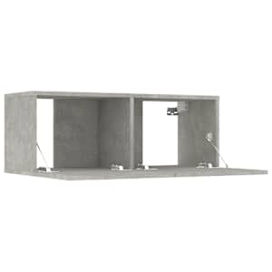 TV skříňky 2 ks betonově šedé 80x30x30 cm kompozitní dřevo - obrázek 5