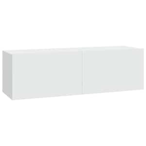Nástěnné TV skříňky 2 ks bílé 100x30x30 cm kompozitní dřevo - obrázek 5