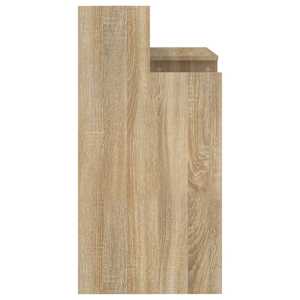 Psací stůl s LED světly dub sonoma 97x45x90 cm kompozitní dřevo - obrázek 9