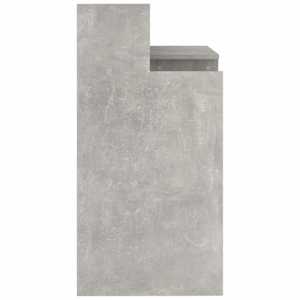 Psací stůl s LED betonově šedý 97 x 45 x 90 cm kompozitní dřevo - obrázek 9