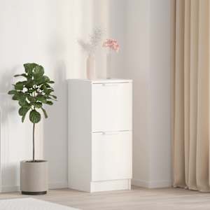 Komoda bela 30x30x70 cm konstruiran les