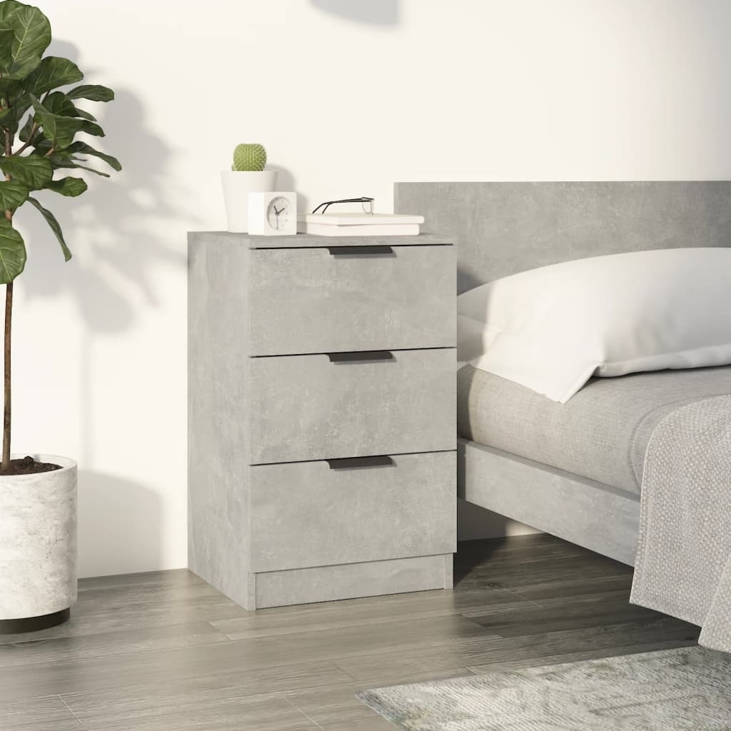 Bedside Cabinets Night Stand End Table Side Table Bed Drawer Cabinet vidaXL