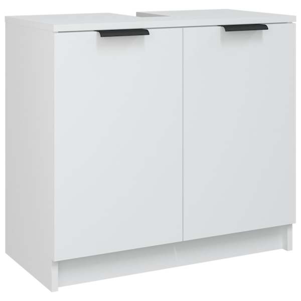 vidaXL vannitoakapp, valge, 64,5 x 33,5 x 59 cm, tehispuit
