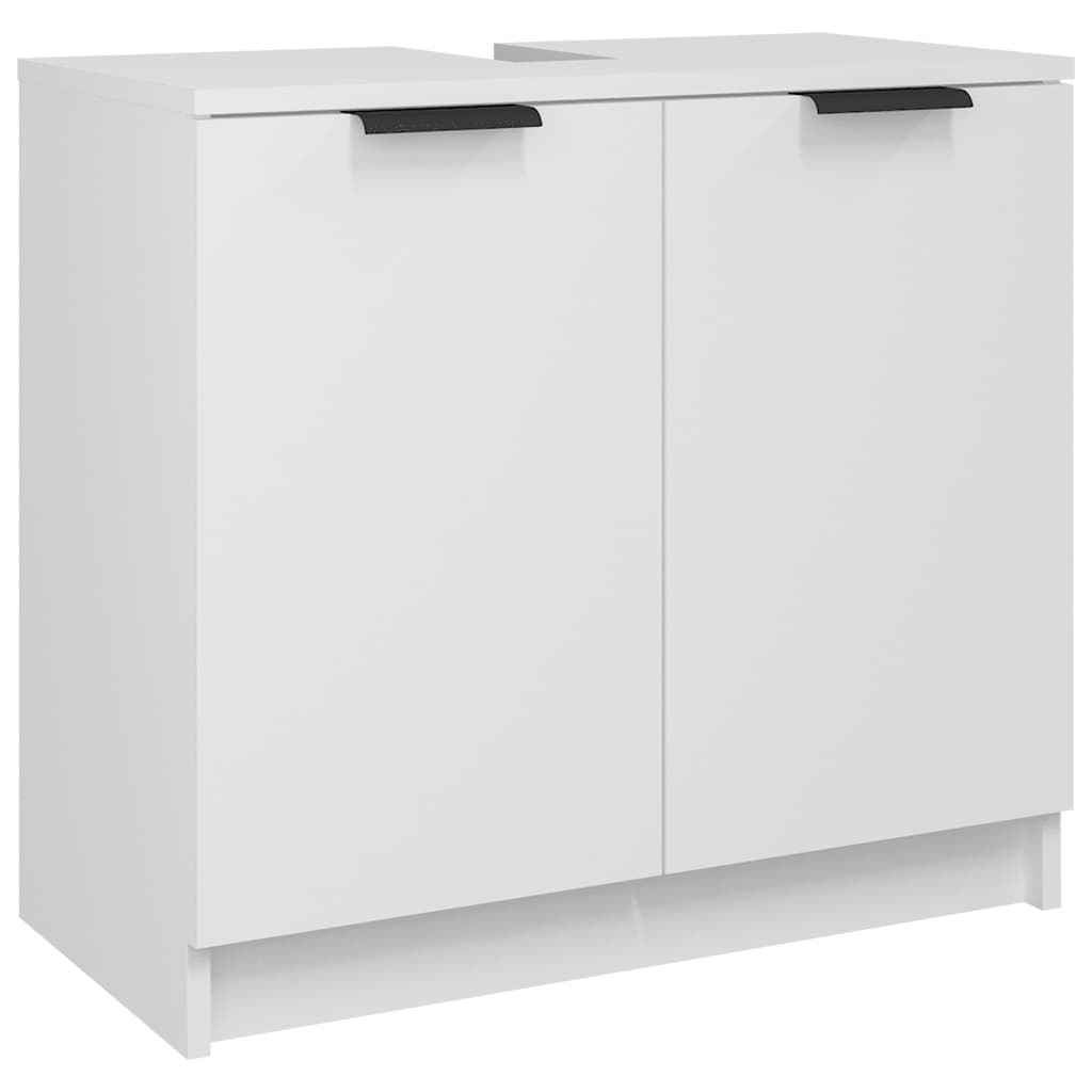 vidaXL Koupelnová skříňka bílá 64,5 x 33,5 x 59 cm kompozitní dřevo