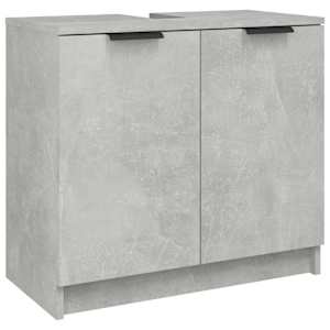 Koupelnová skříňka betonově šedá 64,5 x 33,5 x 59 cm kompozit - obrázek 2