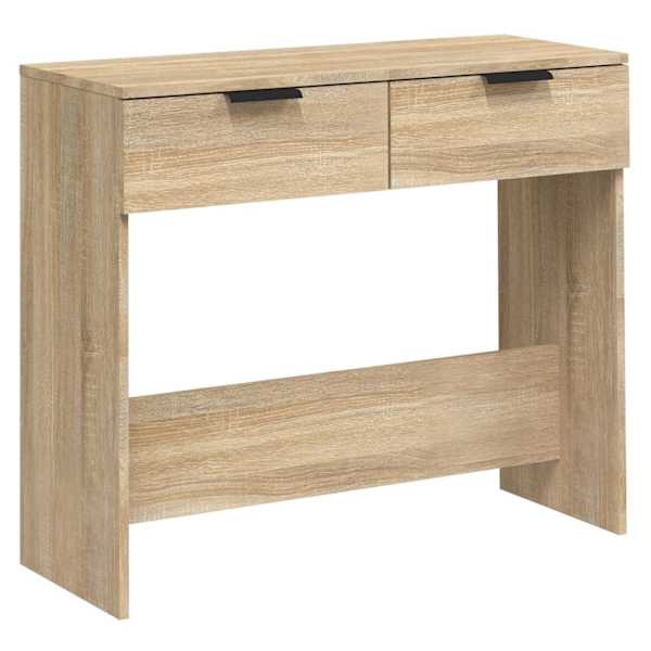 vidaXL konsoollaud, Sonoma tamm, 90 x 36 x 75 cm, tehispuit