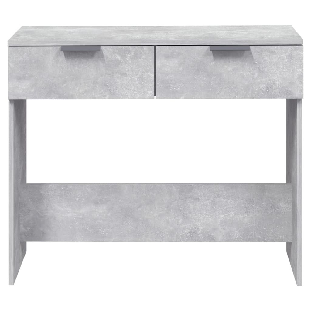  Konzolový stolík betónovo sivý 90x36x75 cm spracované drevo
