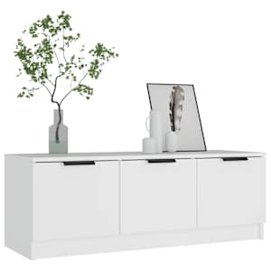 TV skříňka bílá 102 x 35 x 36,5 cm kompozitní dřevo - obrázek 5